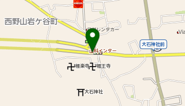 稲荷山トンネル 山科出入口 上り 入口の地図画像