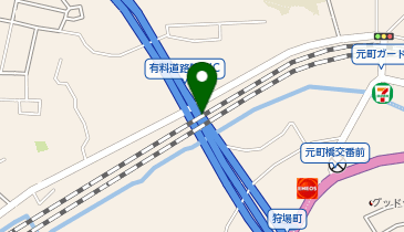 横浜新道 狩場IC 下り 出口の地図画像