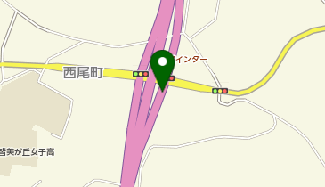 松江だんだん道路 西尾IC 上り 出口の地図画像