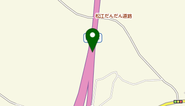 松江だんだん道路 西尾IC 上り 入口の地図画像