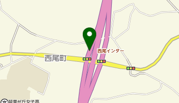 松江だんだん道路 西尾IC 下り 入口の地図画像