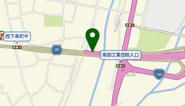 新山梨環状道路 西下条 下り 出口の地図画像