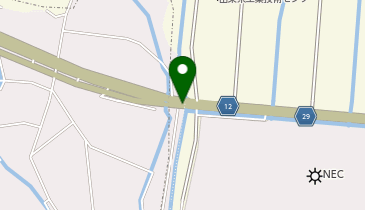 新山梨環状道路 玉穂東 上り 出口の地図画像