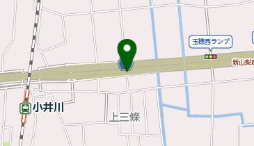 新山梨環状道路 玉穂西 上り 入口の地図画像