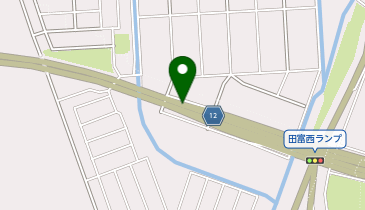 新山梨環状道路 田富西 下り 出口の地図画像