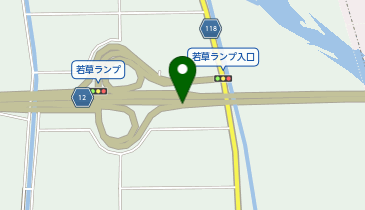 新山梨環状道路 若草 上り 出口の地図画像