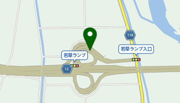 新山梨環状道路 若草 下り 入口の地図画像