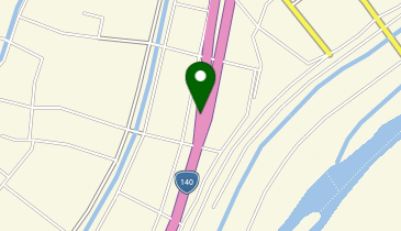 新山梨環状道路 落合西IC 下り 出口の地図画像