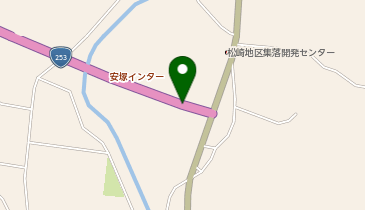 上越魚沼地域振興快速道路 安塚IC 上り 入口の地図画像