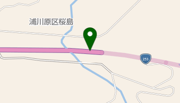 上越魚沼地域振興快速道路 浦川原IC 上り 出口の地図画像