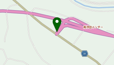 津軽自動車道 南浮田IC 上り 入口の地図画像