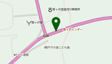 津軽自動車道 鰺ヶ沢IC 上り 入口の地図画像