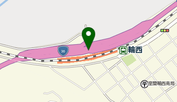 室蘭新道 仲町出入口 下り 出口の地図画像