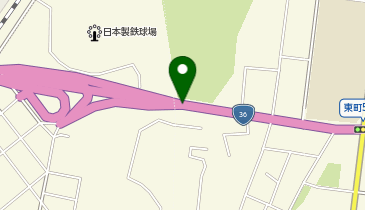 室蘭新道 輪西出入口 下り 出口の地図画像