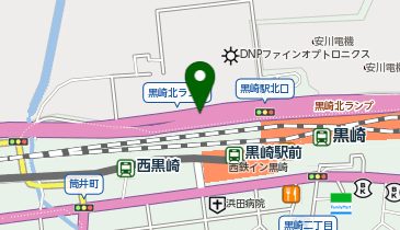 黒崎バイパス 黒崎北 上り 出口の地図画像