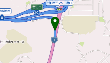 西広島バイパス 廿日市IC 上り 出口の地図画像