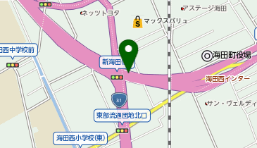 東広島廿日市道路 海田西IC 上り 出口の地図画像