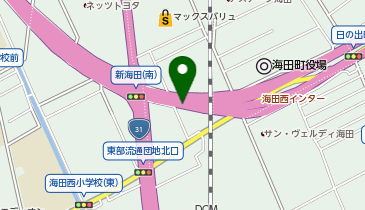 東広島廿日市道路 海田西IC 下り 入口の地図画像