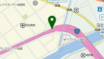 東広島廿日市道路 海田 上り 入口の地図画像