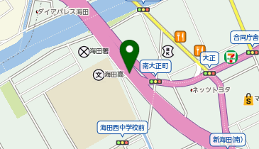 東広島廿日市道路 海田 下り 入口の地図画像