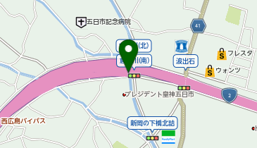 西広島バイパス 五日市西 下り 入口の地図画像