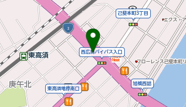 西広島バイパス 庚午 下り 入口の地図画像