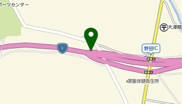 島田金谷バイパス 野田IC 上り 出口の地図画像