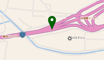 藤枝バイパス 谷稲葉IC 下り 入口の地図画像