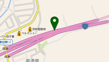 藤枝バイパス 藪田東IC 上り 入口の地図画像