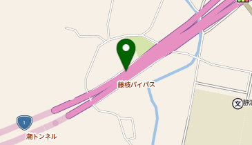 藤枝バイパス 広幡IC 上り 出口の地図画像