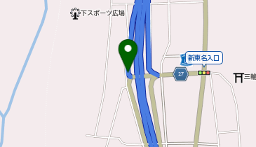 静岡南北道路 下IC 上り 入口の地図画像
