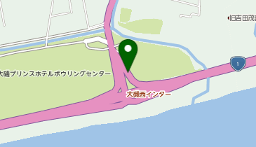 西湘バイパス 大磯西IC 上り 入口の地図画像