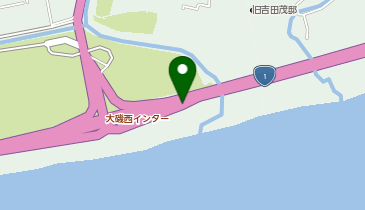 西湘バイパス 大磯西IC 下り 出口の地図画像