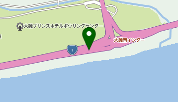 西湘バイパス 大磯西IC 下り 入口の地図画像