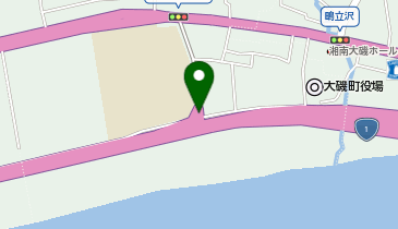 西湘バイパス 大磯東出入口 上り 入口の地図画像