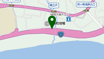 西湘バイパス 大磯港IC 上り 出口の地図画像