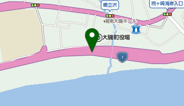 西湘バイパス 大磯港IC 下り 入口の地図画像