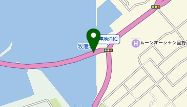 西海岸道路 浦添北IC 下り 出口の地図画像