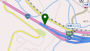 厳木バイパス 牧瀬IC 上り 出口の地図画像