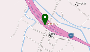 厳木バイパス 岩屋IC 下り 入口の地図画像