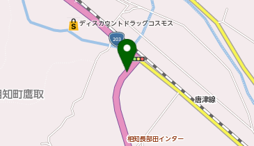 厳木バイパス 相知長部田IC 上り 入口の地図画像
