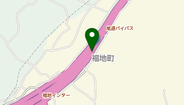 尾道バイパス 福地IC 下り 出口の地図画像