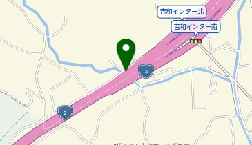 尾道バイパス 吉和IC 上り 出口の地図画像