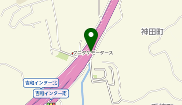 尾道バイパス 吉和IC 下り 出口の地図画像