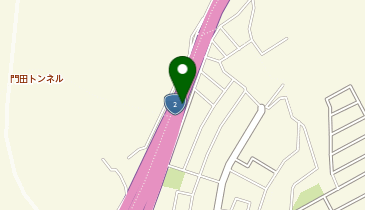 尾道バイパス 平原IC 下り 出口の地図画像