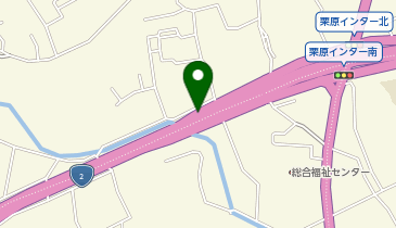 尾道バイパス 栗原IC 上り 出口の地図画像