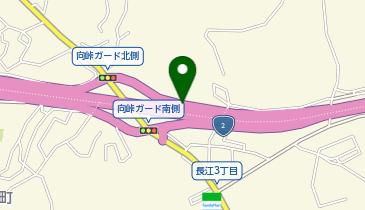 尾道バイパス 栗原IC 上り 入口の地図画像