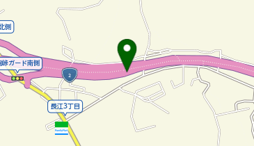 尾道バイパス 栗原IC 下り 出口の地図画像