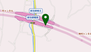 松永道路 羽原 下り 出口の地図画像