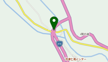 伊豆縦貫自動車道 河津七滝IC 下り 入口の地図画像